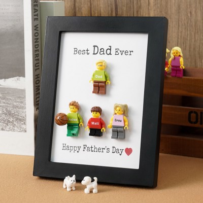 Personalised Dad Kid Figures For Father's Day Gift