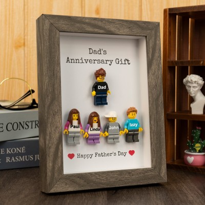 Personalised Dad Kid Figures For Father's Day Gift Ideas