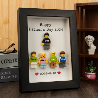 Personalised Dad Kid Figures For Father's Day Gift Ideas