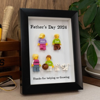 Personalised Dad Kid Figures For Father's Day Gift
