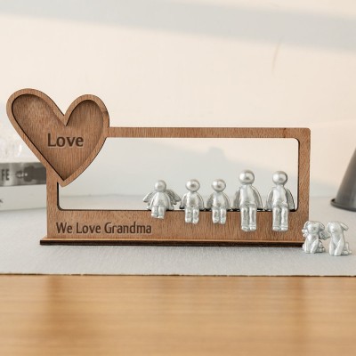 Personalised Figurines Mini Figures Mother's Day Anniversary Gift Ideas For Mum Grandma