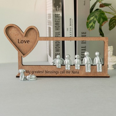 Personalised Figurines Mini Figures Mother's Day Anniversary Gift Ideas For Mum Grandma