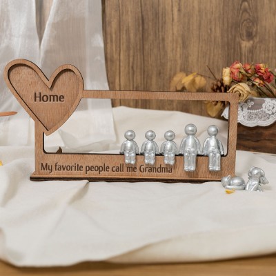 Personalised Figurines Mini Figures Mother's Day Anniversary Gift Ideas For Mum Grandma