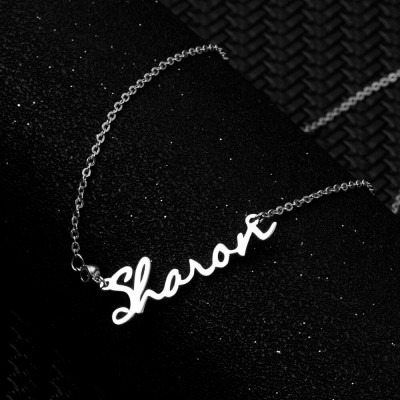 Personalised Carrie Style Name Necklace