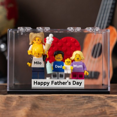 Personalised Tiny Figure With Box For Dad Father's Day Gift Ideas