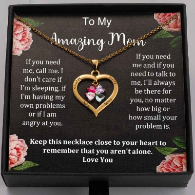 To My Mum Necklace Gift From Daughter Son Gift Ideas For Mother's Day Birthday