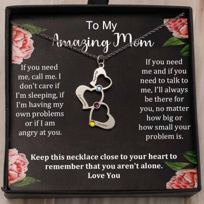 To My Amazing Mum Heart Necklace From Daughter Son Gift Ideas For Mother's Day