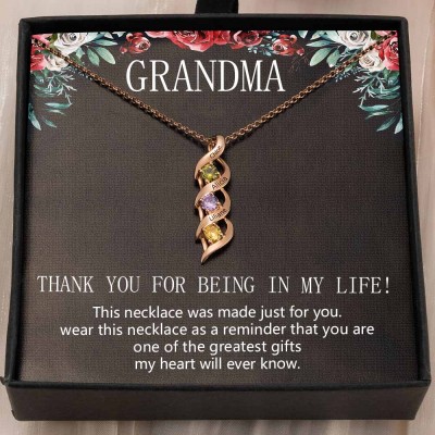Personalised To My Grandma Necklace From Grandkids Gift Ideas For Grandma Mother's Day