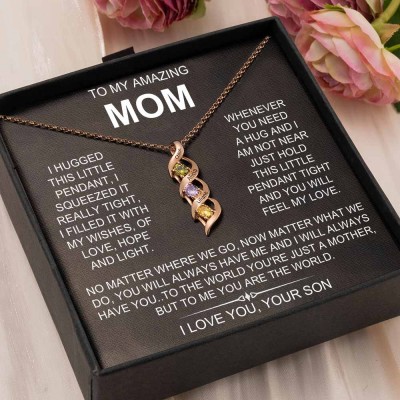 To My Mum Necklace From Daughter Son Gift Ideas For Mother's Day