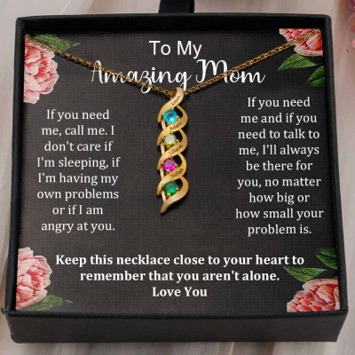 To My Mum Necklace From Daughter Son Gift Ideas For Mother's Day