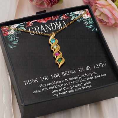 Personalised To My Grandma Necklace From Grandkids Gift Ideas For Grandma Mother's Day