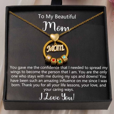 Personalised To My Mum Necklace From Daughter Son Gift Ideas For Mother's Day