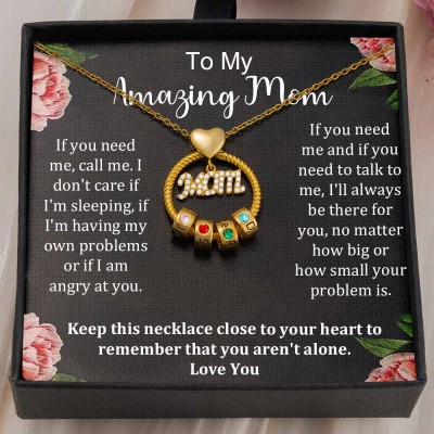 To My Amazing Mum Necklace From Daughter Son Gift Ideas For Mother's Day