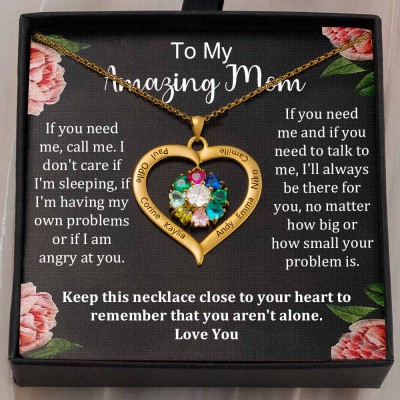 Personalised To My Amazing Mum Necklace From Daughter Son Gift Ideas For Mother's Day Birthday
