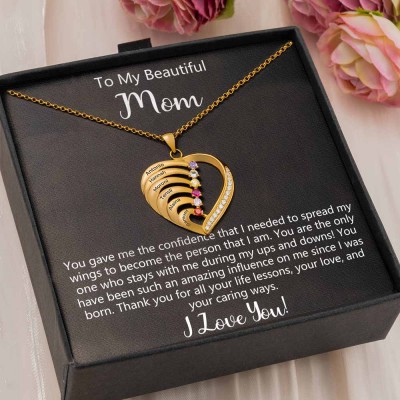 Personalised To My Mum Necklace From Daughter Son Gift Ideas For Mother's Day Birthday