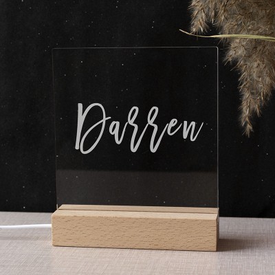 Personalised Night Light With Name For Kids Bedroom Decor Children's Day