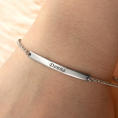 Personalised Engraved Name Bracelets
