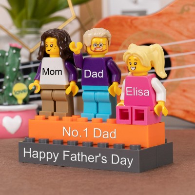 Personalised Dad Kid Figures For Father's Day Gift Ideas