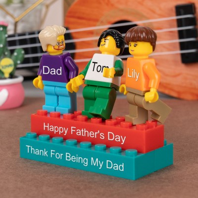 Personalised Dad Kid Figures For Father's Day Gift Ideas