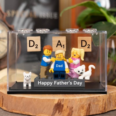 Personalised Tiny Figure With Box For Dad Father's Day Gift Ideas
