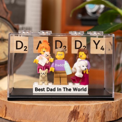 Personalised Tiny Figure With Box For Dad Father's Day Gift Ideas