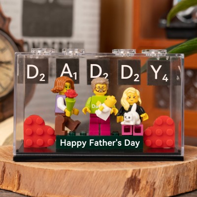 Personalised Tiny Figure With Box For Dad Father's Day Gift Ideas