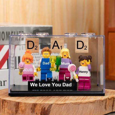 Personalised Tiny Figure With Box For Dad Father's Day Gift Ideas