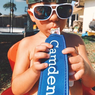 Personalised Popsicle Holder Sleeve Ice Pop Holder Yogurt Anti-freezing Pocket For Kids