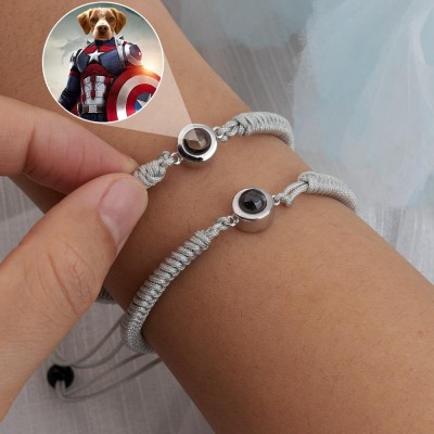 Personalised Memorial Photo Projection Bracelet