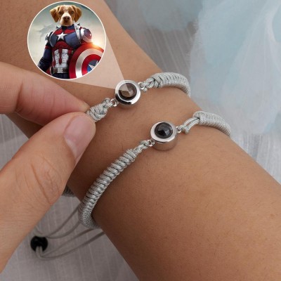 Personalized Memorial Photo Projection Bracelet