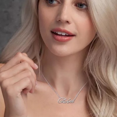 Personalised "Carrie" Style Name Necklace