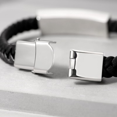 Mens Personalised Engraved Name Bracelet