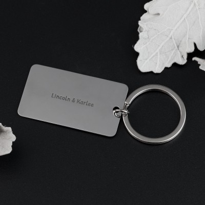 Personalized Engraved Keychain