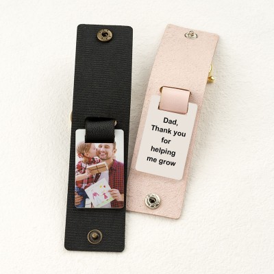 Personalised Pink Photo Keychain For Mother's Day