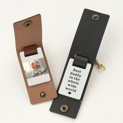 Personalised Photo Keychain For Father's Day