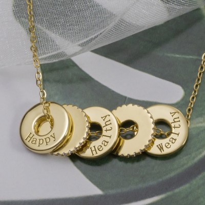Personalised Beads Name Necklace