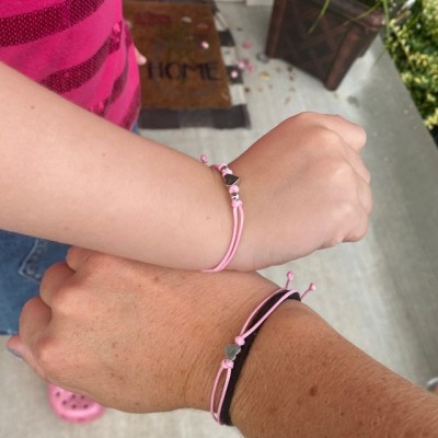 First Day of Kindergarten Back to School Bracelets Mummy Daughter Son