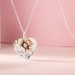 Heart Shape Personalized Color Photo Necklace