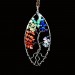 Oval Tree Of Life Necklace Seven Chakra- Necklaces For Women Tree Of Life Necklace