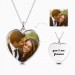 Heart Personalized Engravable Photo Necklace