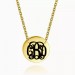 Engraved Monogram Necklace