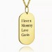 Engraved Bar Necklace