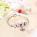 Snow and Flower Christmas Bracelet