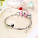 Snow and Flower Christmas Bracelet